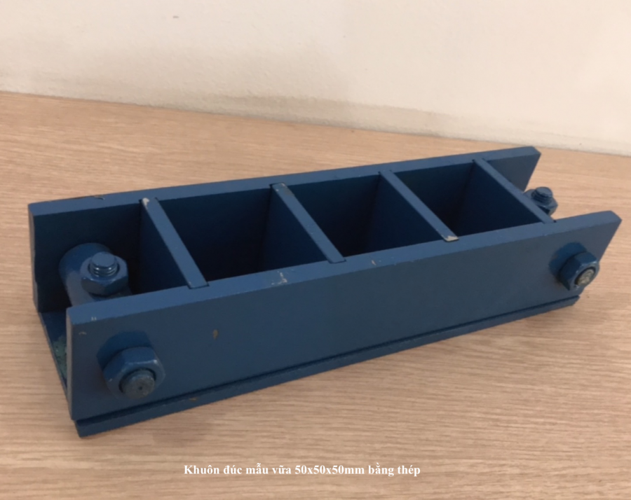 Khuôn đúc mẫu vữa 50x50x50 bằng thép